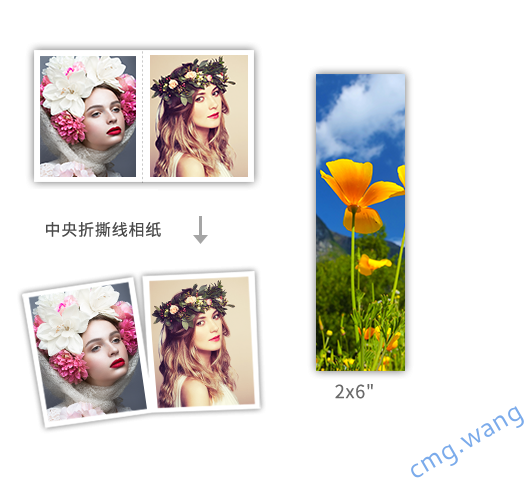 HiTi M610提供多元打印尺寸